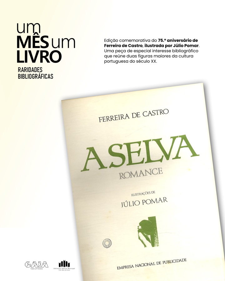 Cartaz: A Selva, de Ferreira de Castro