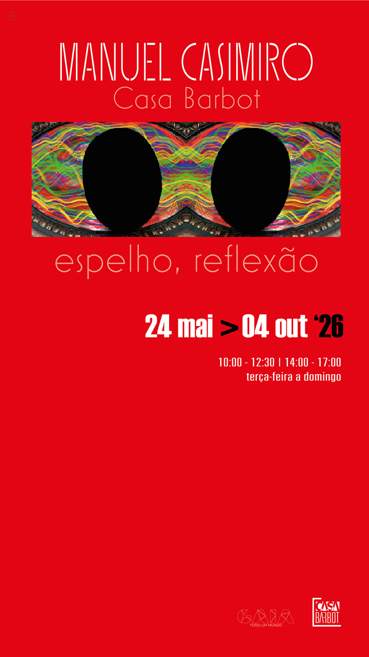 Cartaz: “Espelho, Reflexão”, de Manuel Casimiro